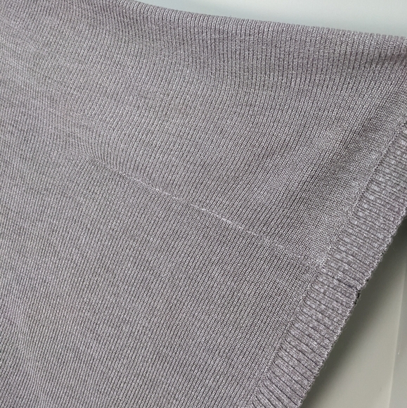 Lululemon Cashmere Divinity Shrug Lunar Rock Iced Iris Gray Poncho Cardigan - Picture 10 of 14